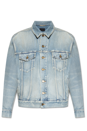 ジャケット DSQUARED2 Dsquared2 Summer Lovers denim jacket Summer Lovers Medium Wash Maxi Jean Jacket